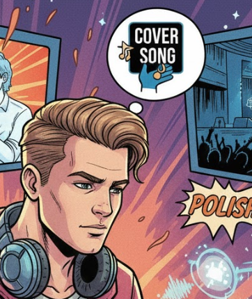 Comparison between AI-generated music and AI-assisted music production.