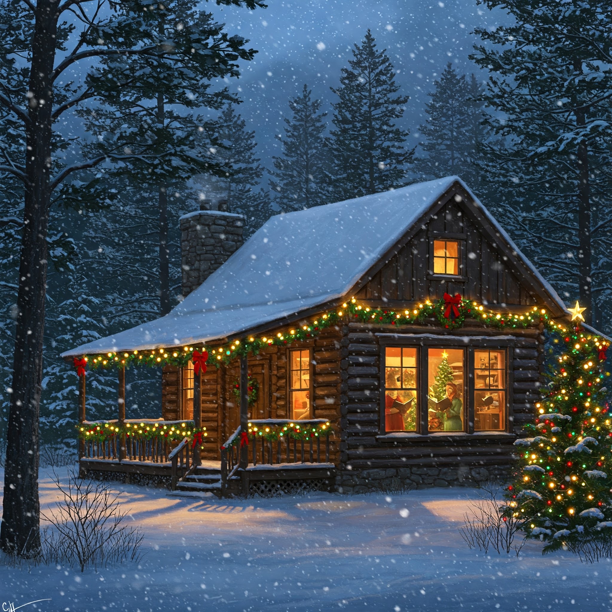 Christmas at the Cabin