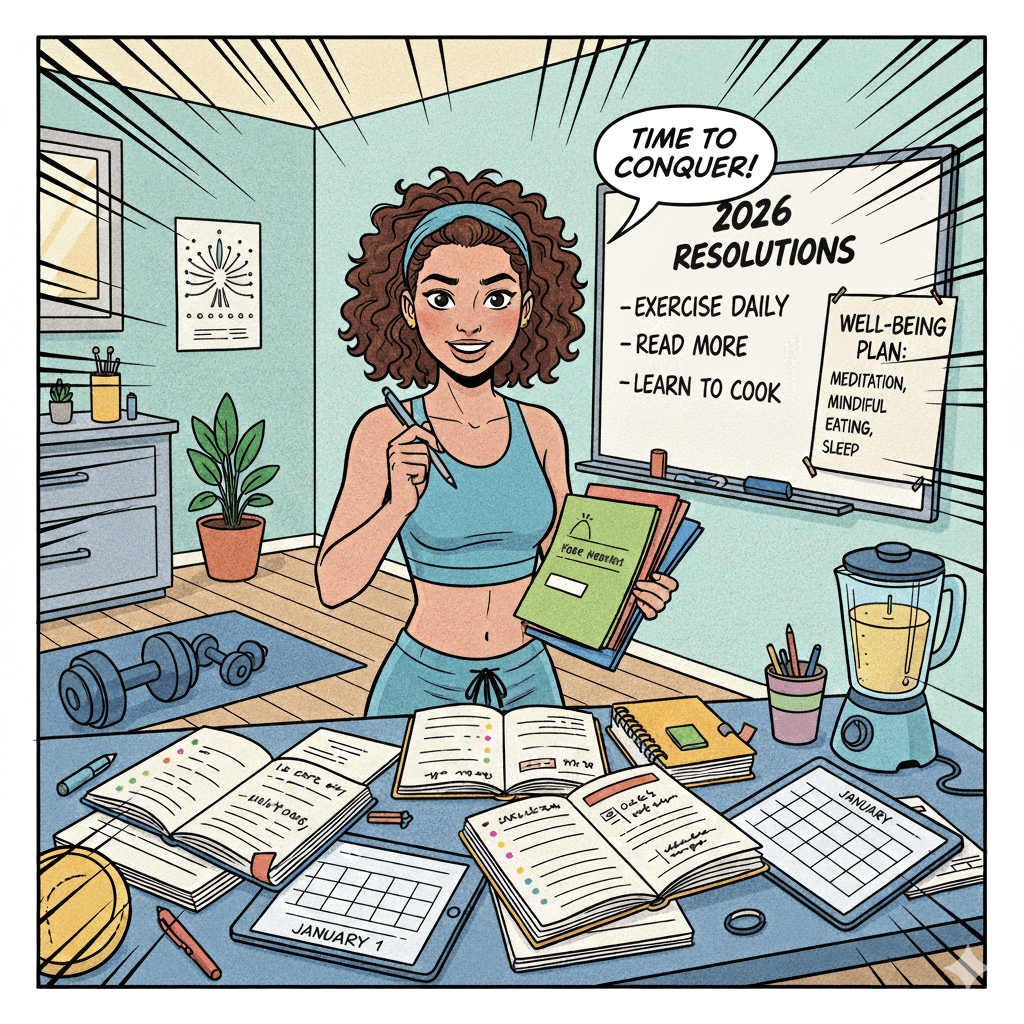 2026 New Years Resolution. Getting organize and making to do lists.