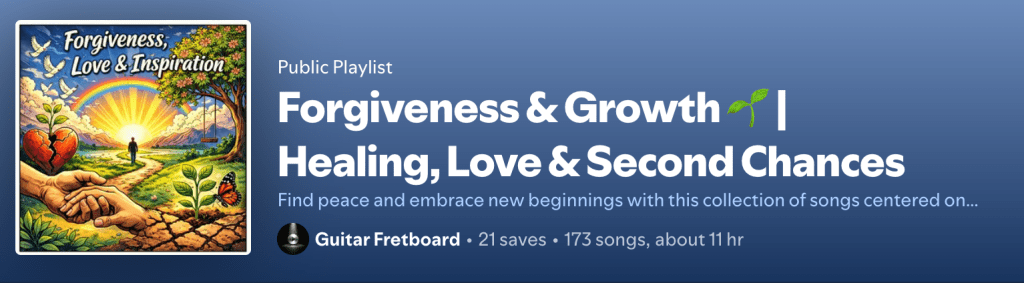 self-compassion, empathy and forgiveness playlist