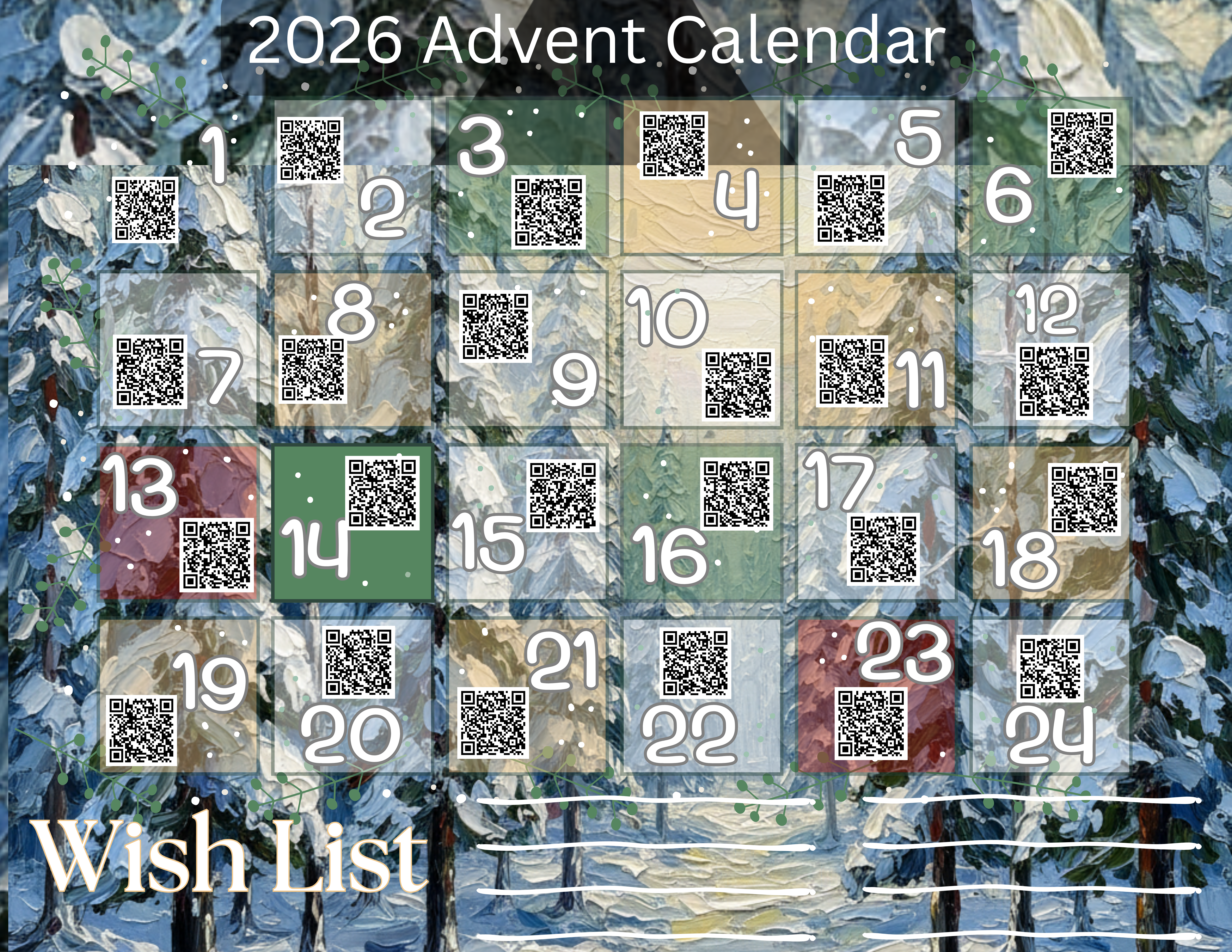 Christmas advent calendar online