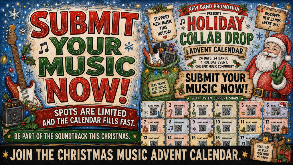 Christmas music advent calendar for independent bands